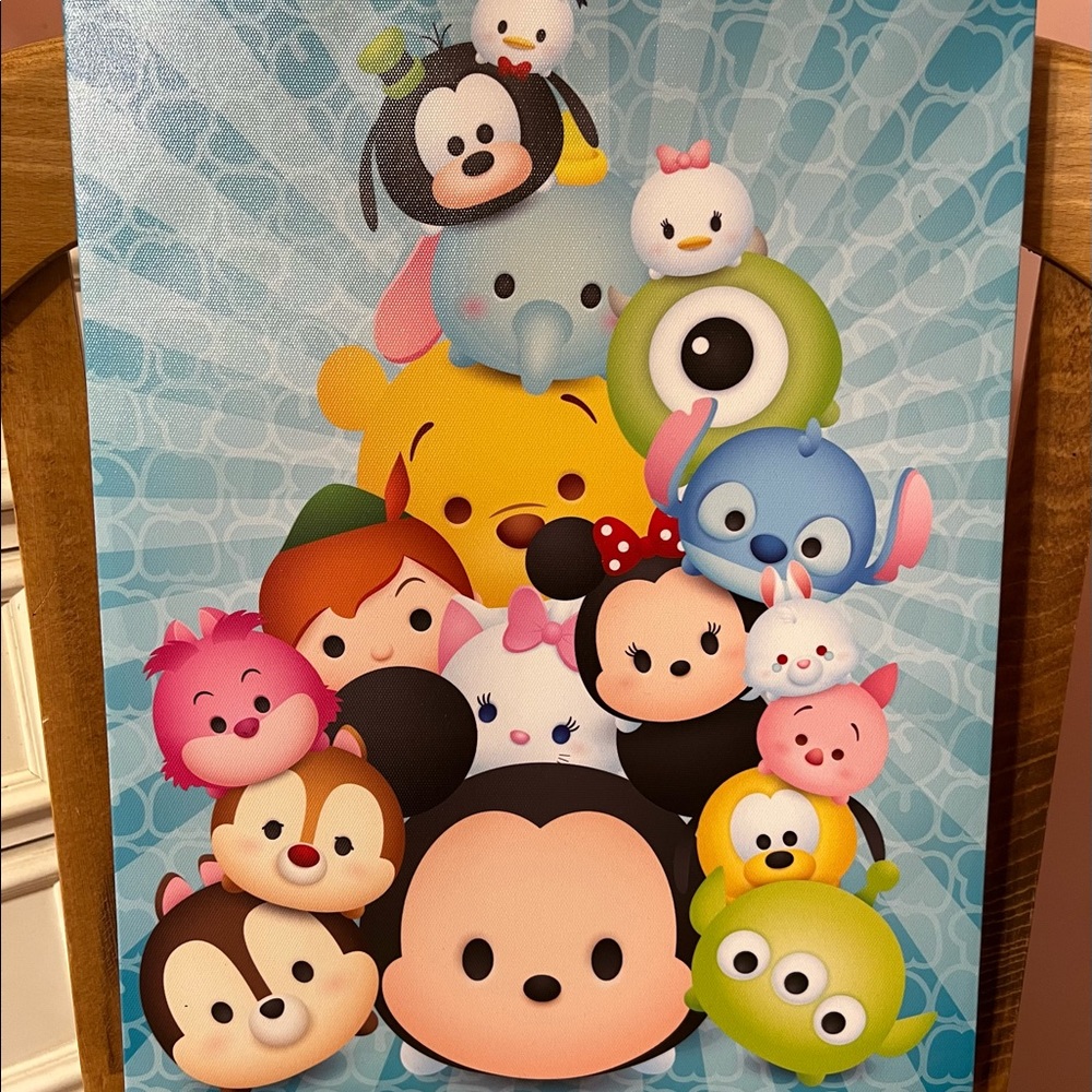 EUC TSUM TSUM wall hanging 16” x 12”
